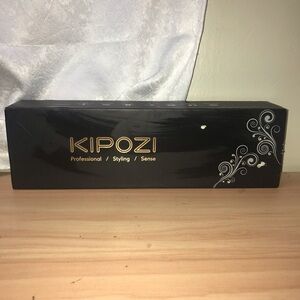 KIPOZI Professional Flat Iron with Titanium Ion Plates Adjustable Temperature